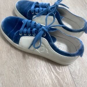 Chanel Rubber and Velvet Sneakers